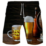 Bier Beer Day Oktoberfest Cosplay Shorts Hose 3D Druck Sommer Shorts