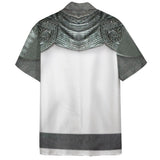 Mittelalter 3D Printed T-Shirt Hemd Kurzarm Rundhals für Erwachsene