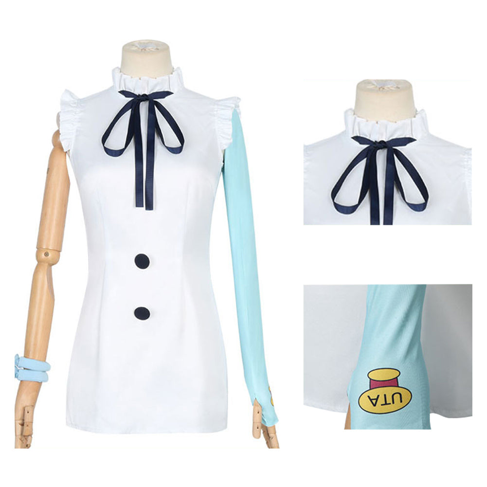 UTA Cosplay One Piece RED Kostüm Outfits Halloween Karneval Kleid