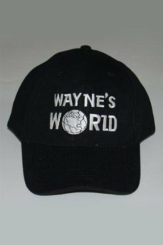 Waynes World Gedruckt Baseball Hat Cap Bestickt Hut Schwarz Cosplay Mütze Party - Karnevalkostüme