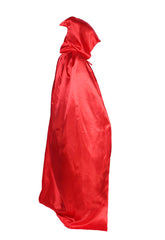 Kinder Halloween Umhang Karneval Fasching Kostüm Cosplay Cape mit Kapuze Schwarz