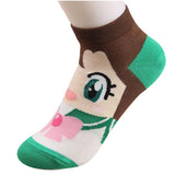Hohe Qualität Sailor Moon Sneaker Socken Kawaii süße Ankle Cotton Socken Mode Frauen Neu 6.tlg - Karnevalkostüme