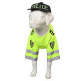 Halloween Cosplay Kostüm Outfits  Haustier Hund Hund Polizei Kostüm für kleine und mittelgroße Hunde