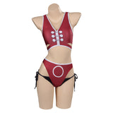 Damen Cosplay Kostüm Outfits Halloween Karneval Party Verkleidung Anzug Badeanzug