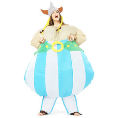 Asterix Obelix Aufblasbare Fettkostüm Viking Cosplay Kostüm