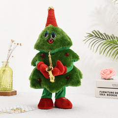 40CM Weihnachtsbaum Plüschtier elektrisches Spielzeug als Geschenk Christmas Party Dekoration