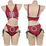 Damen Cosplay Kostüm Outfits Halloween Karneval Party Verkleidung Anzug Badeanzug