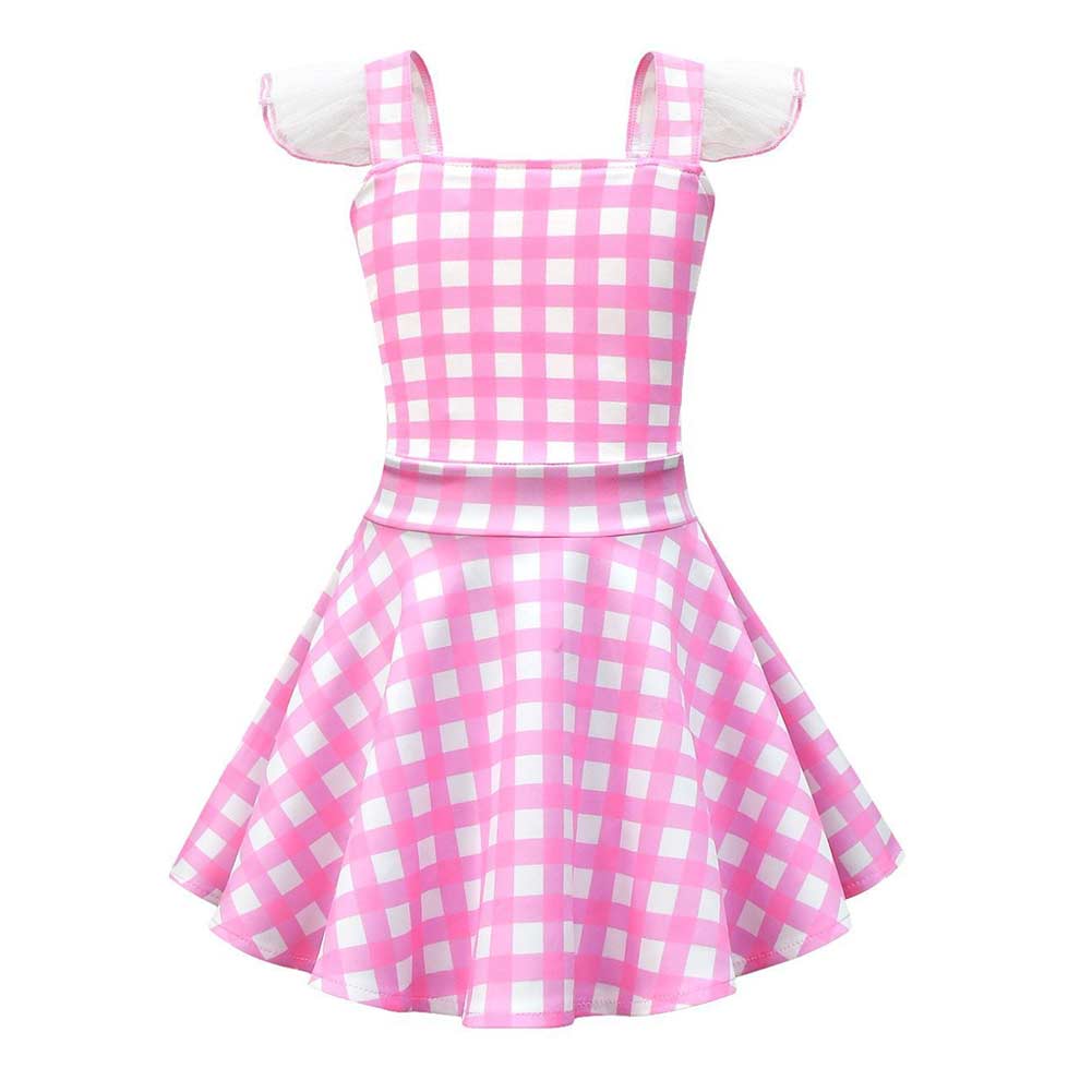 Kinder Mädchen rosa Tütü Kleider Hochzeit Partykleid