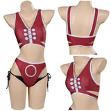 Damen Cosplay Kostüm Outfits Halloween Karneval Party Verkleidung Anzug Badeanzug