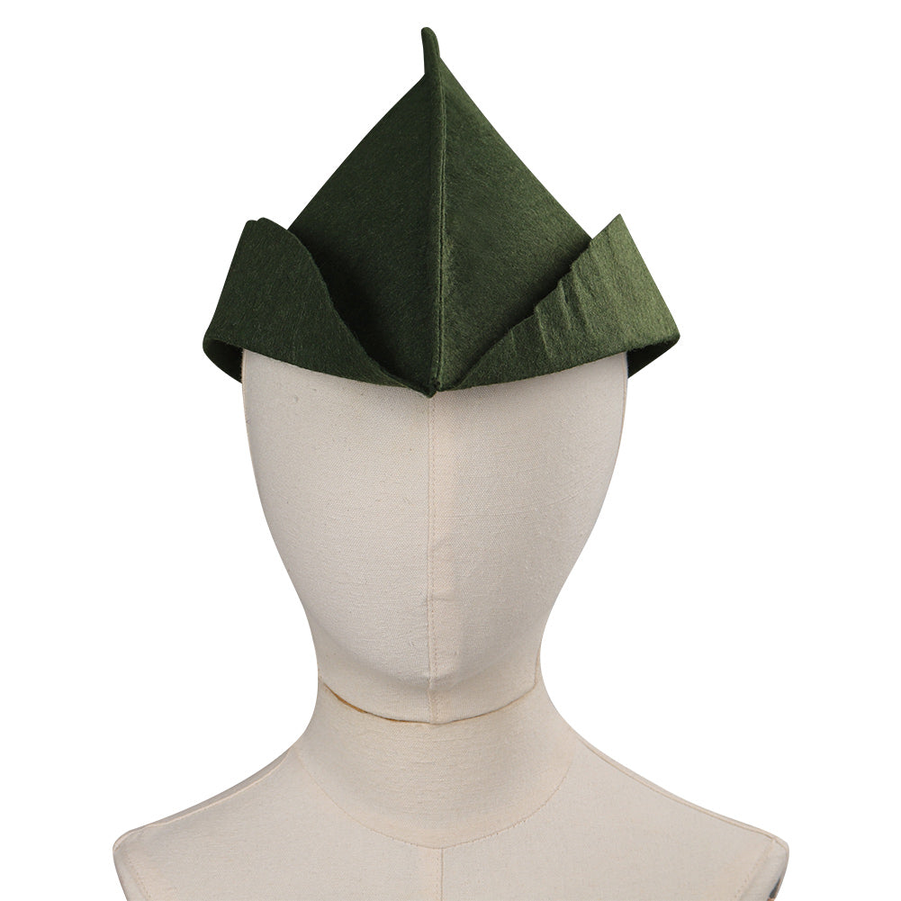 Peter Pan Wendy Peter Pan Cosplay Hut Kappe Halloween Karneval Party Verkleidung Kostüm Zubehör Requisite