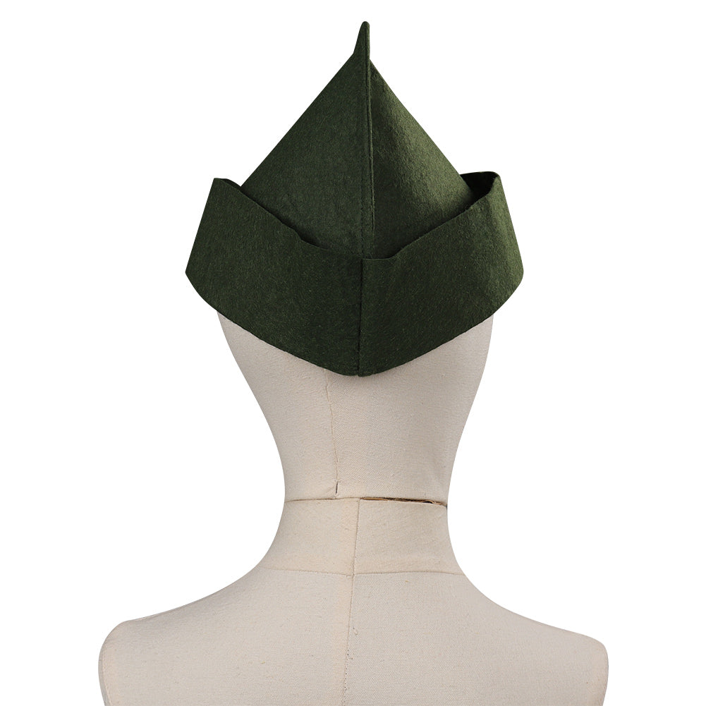 Peter Pan Wendy Peter Pan Cosplay Hut Kappe Halloween Karneval Party Verkleidung Kostüm Zubehör Requisite