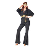 Damen Disco Kostüm Tanzkostüm Damen Jumpsuit Kanrveval Kostüm - Karnevalkostüme
