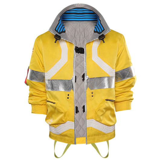 Cyberpunk David Martinez gelb Jacke Halloween Karneval Outfit für Erwachsene
