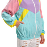 80S Damen Retro Cosplay Kostüm Jacke Mantel Outfits Halloween Karneval Anzug