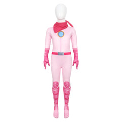 super Mario Kinder Prinzessin Peach Cosplay Kostüm Jumpsuit Outfits Halloween Karneval Party Anzug