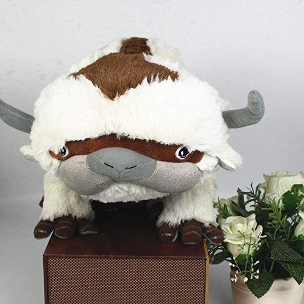 Appa Puppe Plüsche Avatar The Last Airbender Die Legende von Aang MOMO Appa Puppe Plüsche Stofftier - Zum Spielen und Sammeln - ab 3 Jahre Grün - Karnevalkostüme