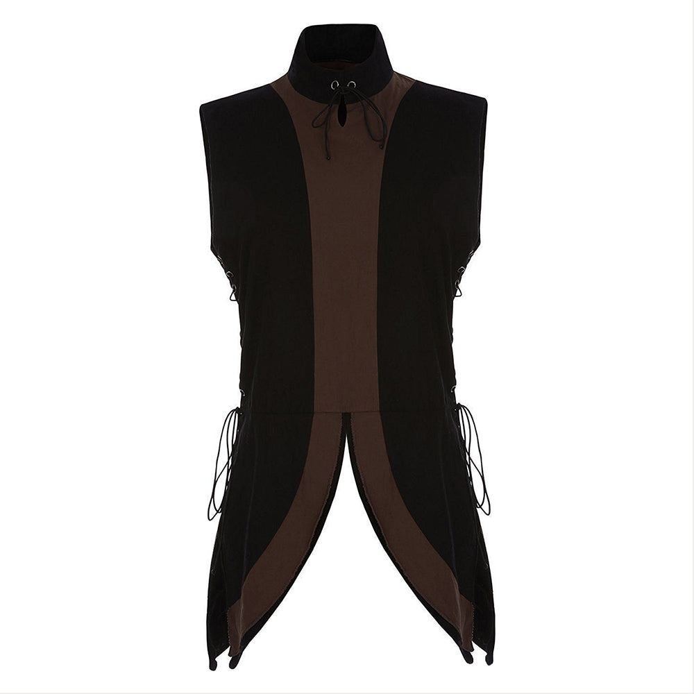 Damen Mittelalter Kostüm Weste Renaissance Bekleidung Cosplay für Erwachsene