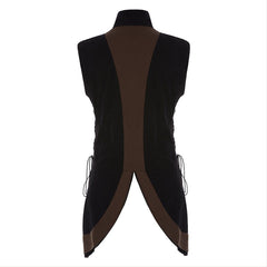 Damen Mittelalter Kostüm Weste Renaissance Bekleidung Cosplay für Erwachsene