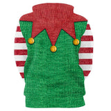 Hoodie Christmas Weihnachten Weihnachtsmann Hoodie Hooded Pullover mit Kaputze Pulli ERWACHSENE festlicher Hoodie