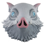 Inosuke Hashibira Demon Slayer Kimetsu no Yaiba Latex Party Cosplay Maske Schwein Maske