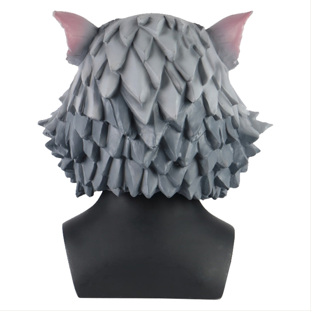 Inosuke Hashibira Demon Slayer Kimetsu no Yaiba Latex Party Cosplay Maske Schwein Maske