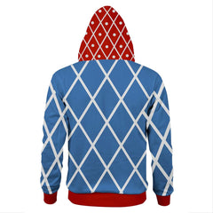 Jotaro Kujo JoJo's Bizarre Adventure: Golden Wind Hoodie Hooded Pulli Kaputzepullover für Erwachsene