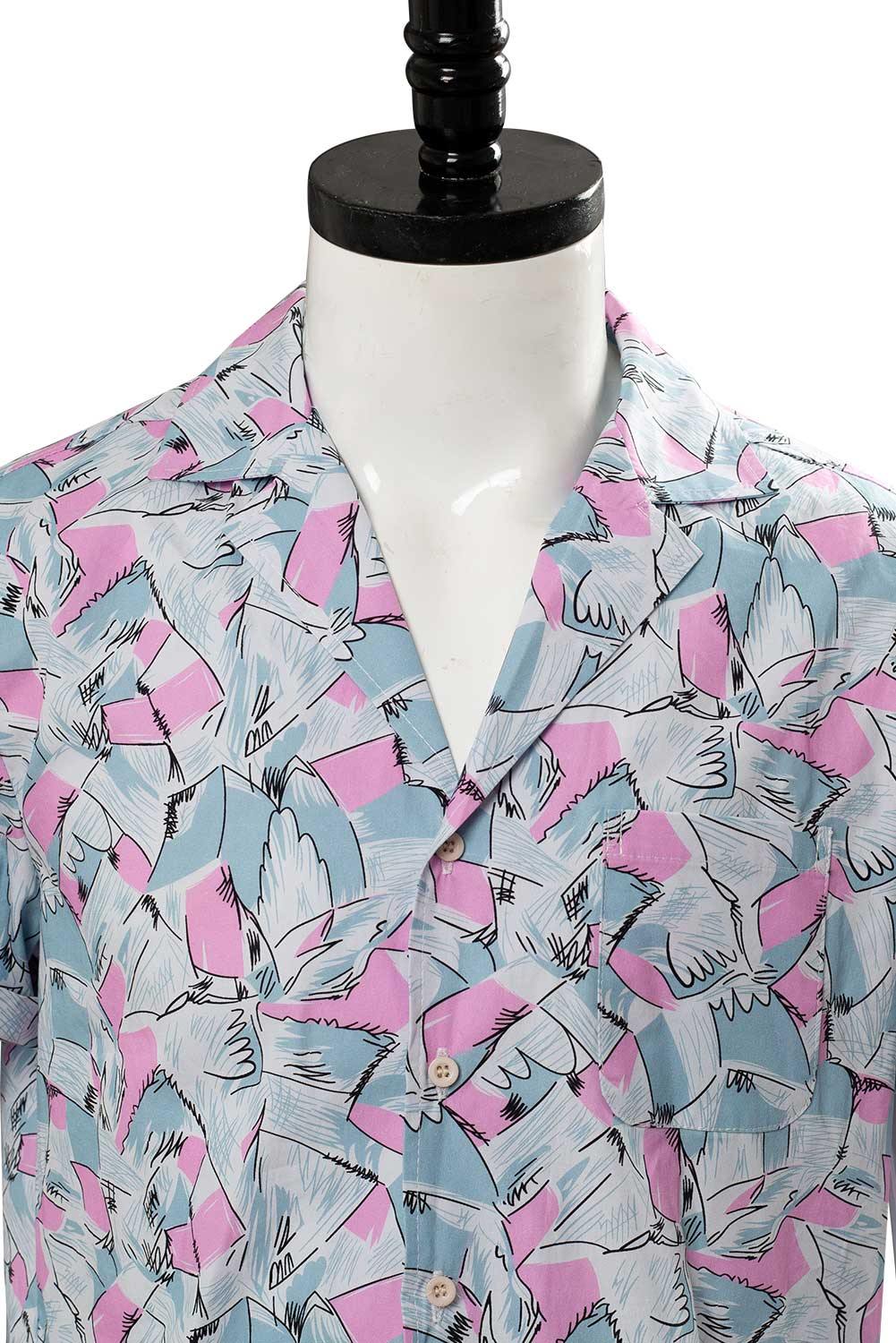 Stranger Things 3 - Chief Hopper T-Shirt Tee Top Kurzarm für Sommer - Karnevalkostüme