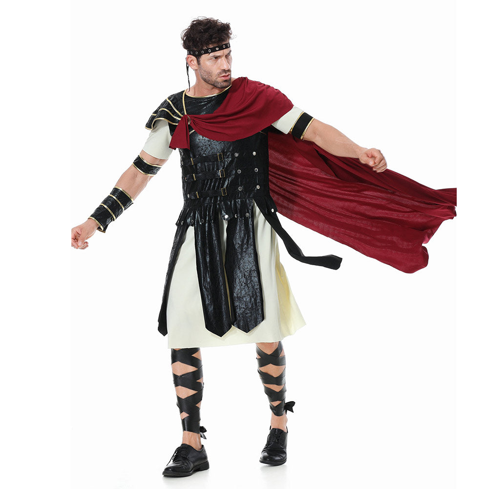 Antiker römischer Samurai Cosplay Kostüm Outfits Halloween Karneval Anzug