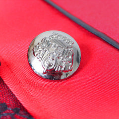 Damen Jacken Mäntel Retro Button Vintage Steampunk Langen gotischen Jacke Smokingmantel mittelalterliche