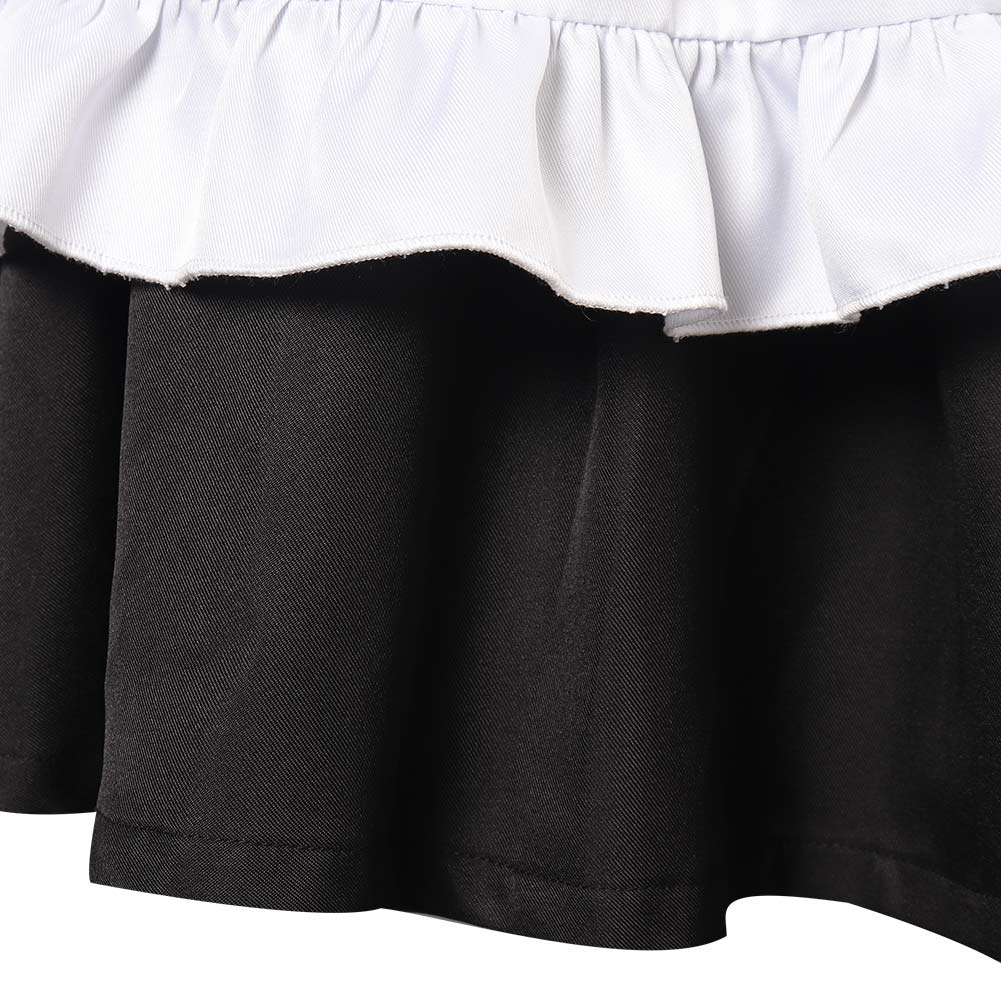 Damen Maid Outfit Cosplay Kostüm Outfits Halloween Karneval Party Anzug Kleid