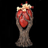 Baum menschliches Herz Kreative Heimdekoration Innenraum Kunst Desktop Dekoration Halloween Harz Kunsthandwerk Dekorative Figuren