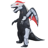 BoneDragon Cosplay Aufblasbare Kostüm Ganzkörper Aufblasen Kleidung Halloween Party Verkleidung Anzug