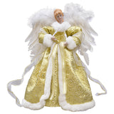 Cartoon Beleuchtung Weiß Engel Anhänger Neujahr Weihnachtsbaum Topper Engel Statue Puppe Weihnachten Ornament dekorieren Party Zubehör