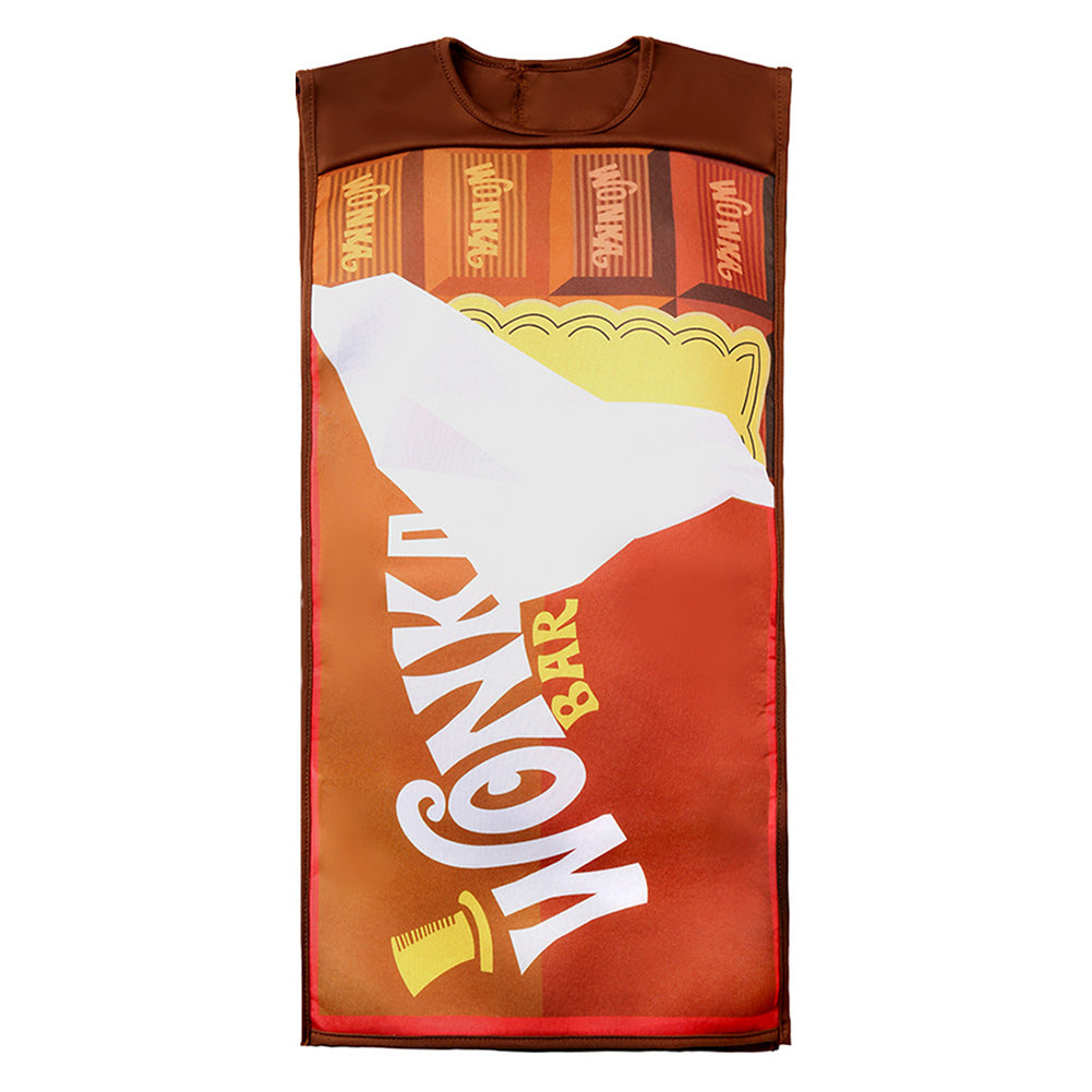 Charlie und die Schokoladenfabrik Kinder Schokolade Gold Coupon Cosplay Kostüm Outfits Halloween Karneval Anzug