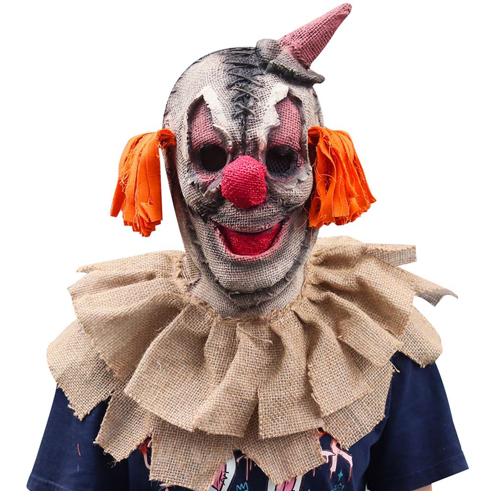 Clown Maske Cosplay Latex Masken Helm Maskerade Halloween Party Kostüm Requisiten Vogelscheuche