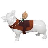 Cosplay Kostüm Outfits Halloween Karneval Anzug Ritter Stil mit Puppe PET Hunde Kleidung
