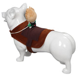 Cosplay Kostüm Outfits Halloween Karneval Anzug Ritter Stil mit Puppe PET Hunde Kleidung