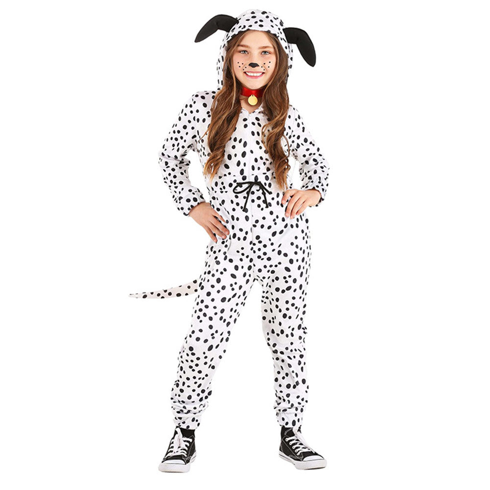 Cruella Fleckenhund Cosplay Tier Kostüm Outfits Halloween Karneval Anzug