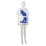 Damen blau Retro Style Cosplay Kostüm Outfits Halloween Karneval Anzug