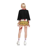 Damen Campus Zombies Cosplay Kostüm Outfits Halloween Karneval Anzug