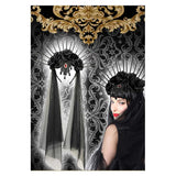 Damen Cosplay Haarband Halloween Party Dekoration Stirnband Foto Requisiten Halloween Karneval Kopfbügel Gothic Braut