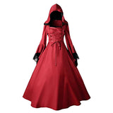 Damen Gothic Renaissance Retro Cosplay Kostüm Kleid Outfits Halloween Karneval Anzug