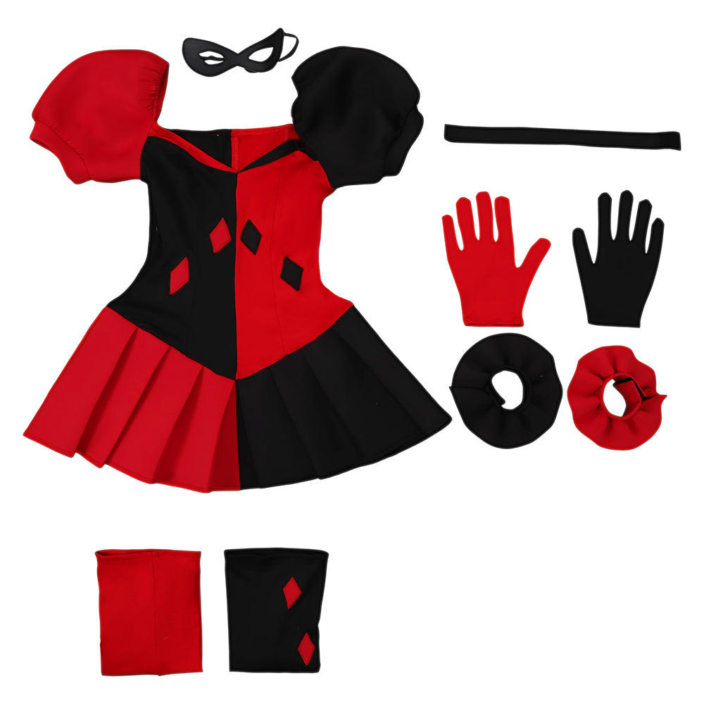 Damen Joker Cosplay Kostüm Outfits Halloween Kostüm Karneval Anzug