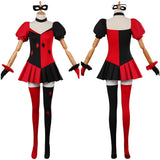 Damen Joker Cosplay Kostüm Outfits Halloween Kostüm Karneval Anzug