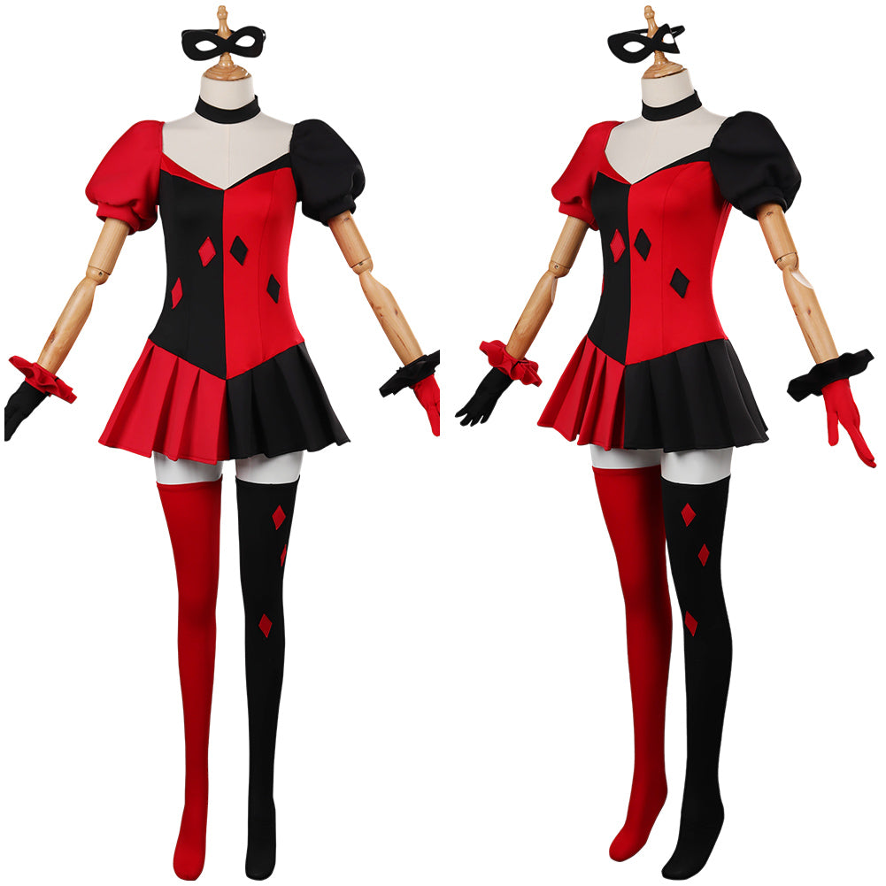 Damen Joker Cosplay Kostüm Outfits Halloween Kostüm Karneval Anzug