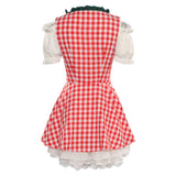 Damen Kleid Retro Oktoberfest Festival Bayerisches Bier Cosplay Kostüm  Reto Kleid Outfits Halloween Karneval Anzug München