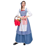 Damen Maid Cosplay Kostüm Kleid Fantasia Outfits Halloween Karneval Party Verkleidung Rollenspiel Anzug