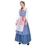 Damen Maid Cosplay Kostüm Kleid Fantasia Outfits Halloween Karneval Party Verkleidung Rollenspiel Anzug