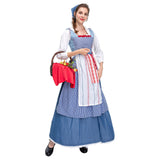 Damen Maid Cosplay Kostüm Kleid Fantasia Outfits Halloween Karneval Party Verkleidung Rollenspiel Anzug