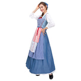 Damen Maid Cosplay Kostüm Kleid Fantasia Outfits Halloween Karneval Party Verkleidung Rollenspiel Anzug